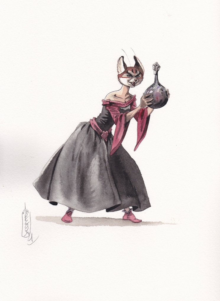 Peloux, Benoit du - Original colour drawing - Tracnar & Faribol (Perfidy) - 2021 #1.0