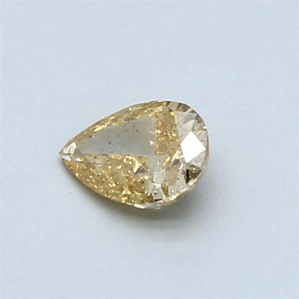 No Reserve Price - 1 pcs Diamond (Natural coloured) - 0.42 ct - Pear - Fancy intense Yellow - SI2 - International Gemological Institute (IGI) #3.2