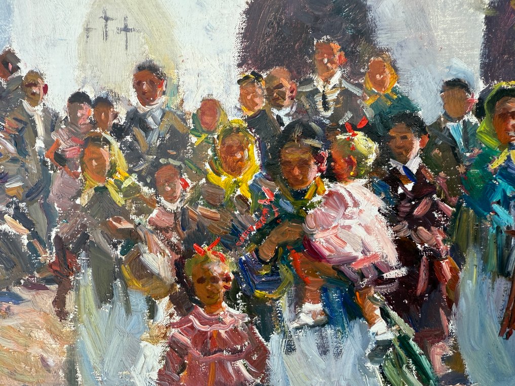 Ignacio Gil Sala (1913–2003) - Salida de misa en Ibiza #3.2