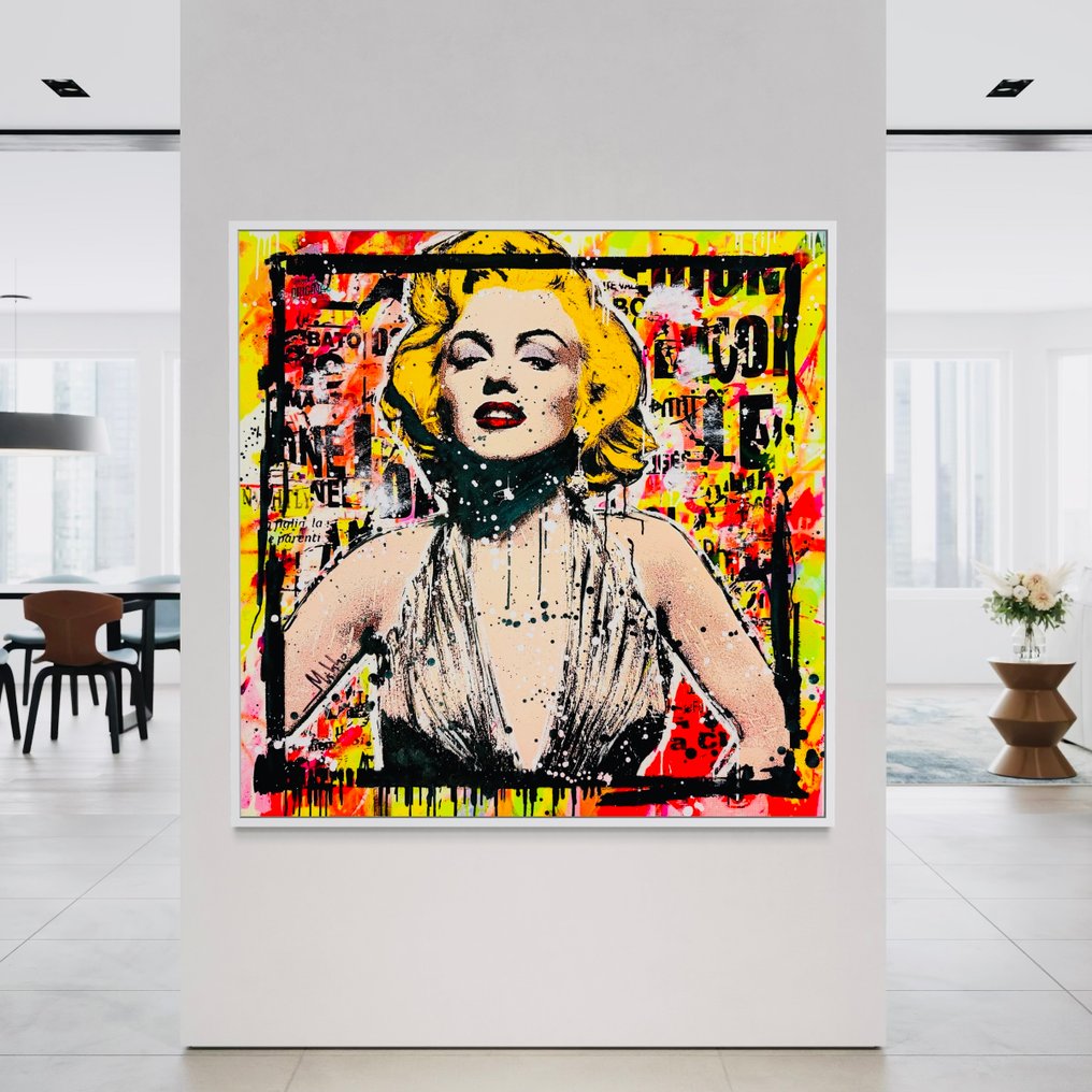 Mikko - Marilyn Monroe Sparkles On Frame - XL (No reserve price!) #1.0