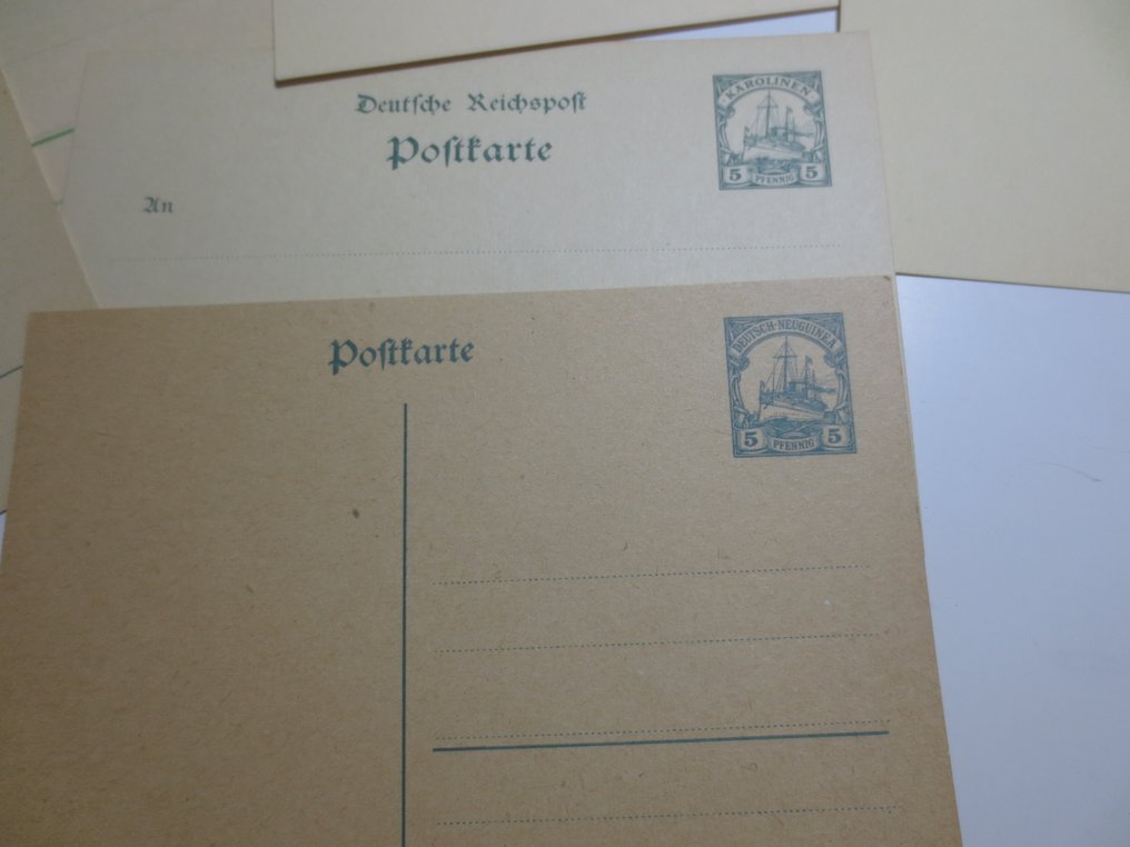 德意志帝國 1890/1950 - 德国邮政财卡，从6次起的德国殖民地到第三帝国 #1.0