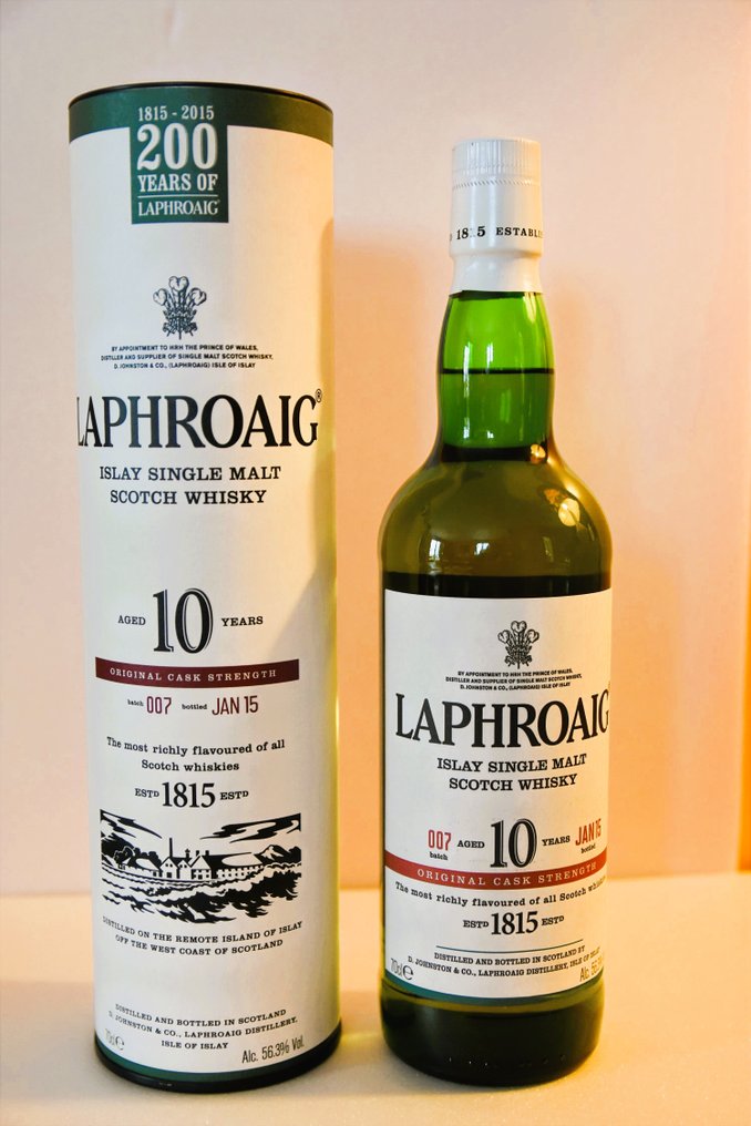 Laphroaig 10 years old Cask Strength - Batch 007 - 200 Years of Laphroaig  - b. 2015  - 70cl #1.0