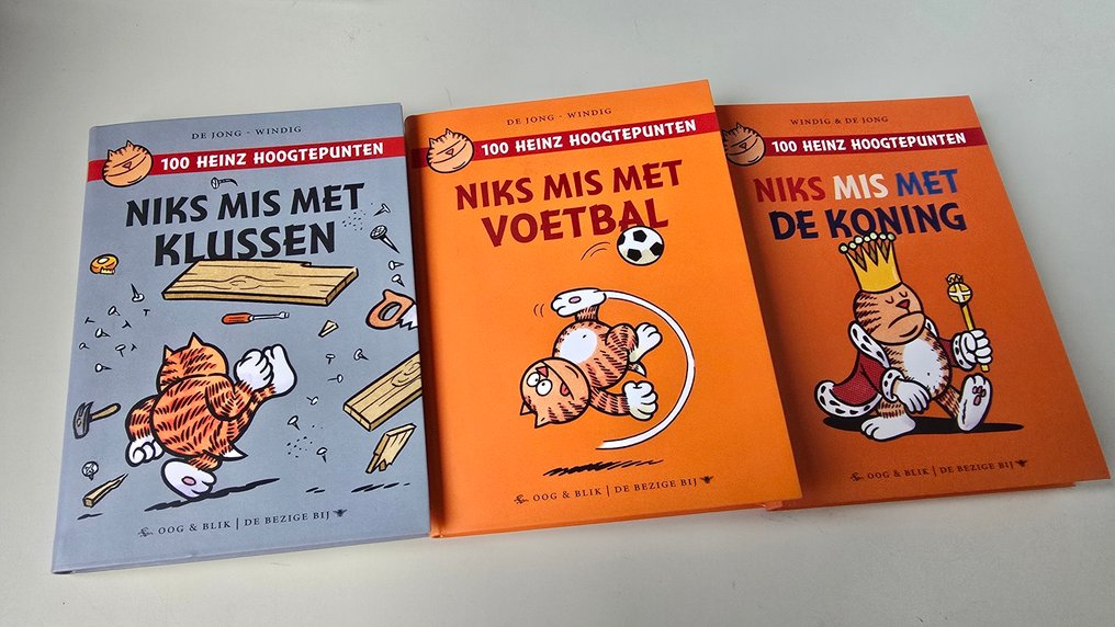 Heinz 1 t/m 9 - Complete reeks niks mis mee + opdrachttekening - 9 Album - Ensipainos - 2011/2013 #3.2