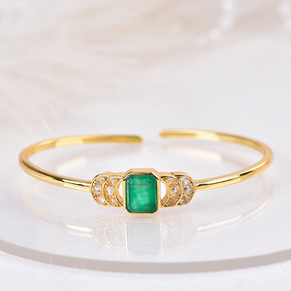 Zonder Minimumprijs - Armband Zilver - Gemengde edelstenen - Gecertificeerd #1.0