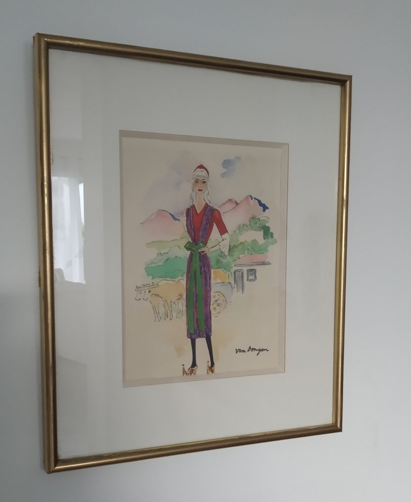 Kees Van Dongen (1877-1968) - Sous le Signe de quelques jolies filles (1953) - Les Pyrénées #2.1