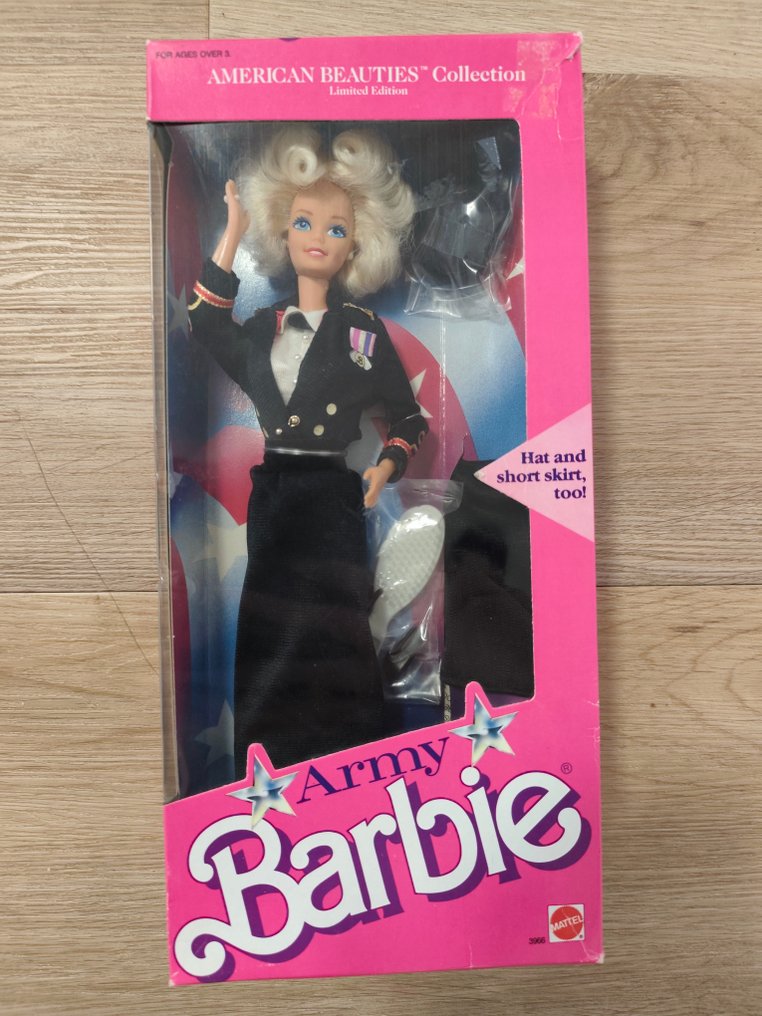 Mattel  - Κούκλα Barbie Army Barbie - 1980-1990 - Î—Î Î‘ #1.0