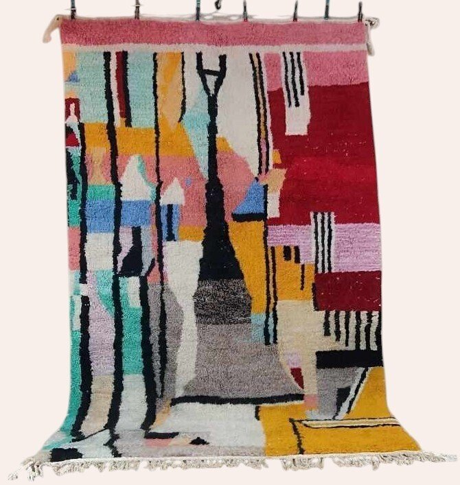 Berbertæppe, gulvtæppe Beni Mellal-tæppe - Tæppe - 311 cm - 202 cm - #B11 #1.0