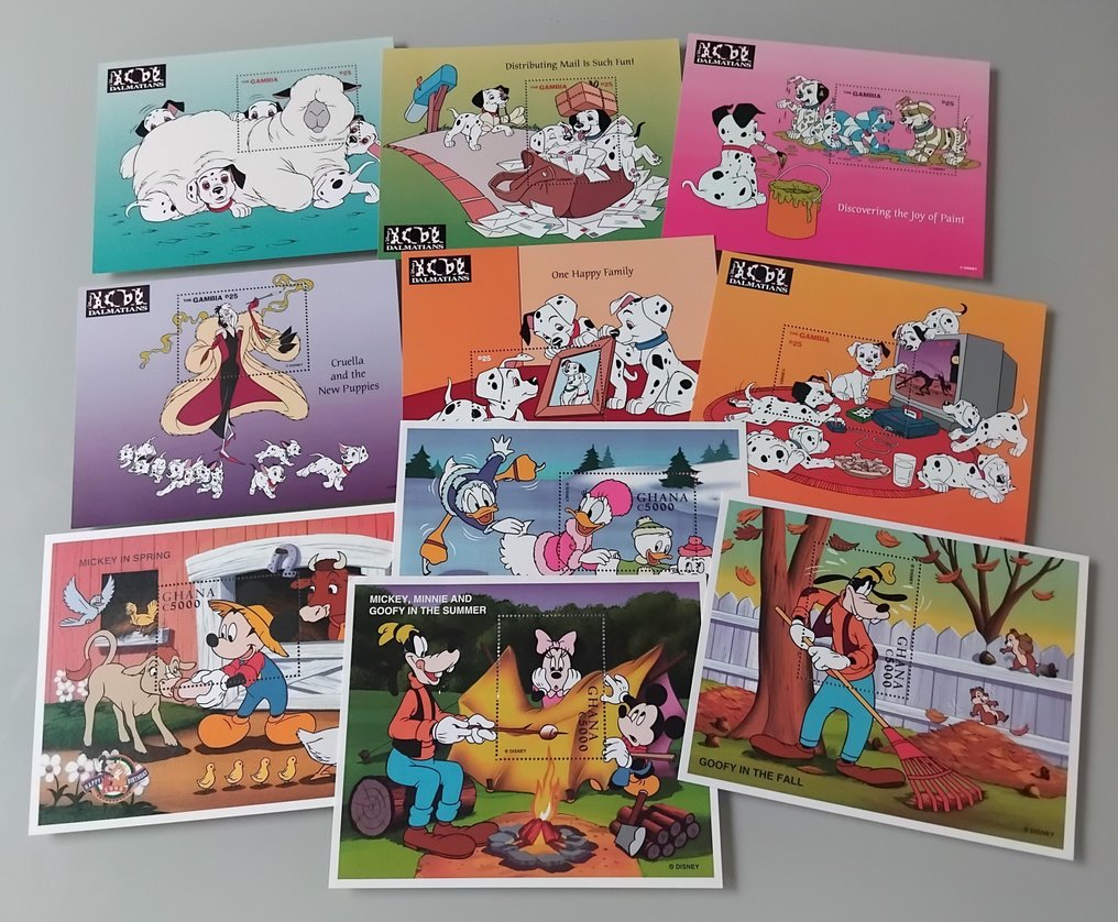 Italy, Smom, International, and Thematic. 1934/2009 - 2 classifiers + Disney leaflets. #1.0