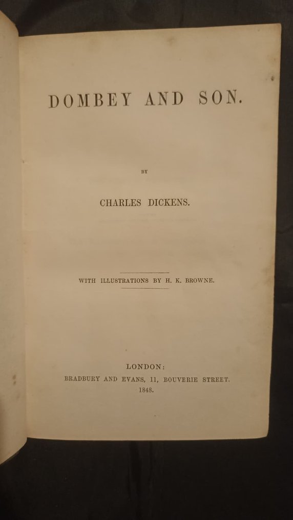 Charles Dickens, H. K. Browne ('Phiz'). - Dombey and Son - - 1848 #4.3