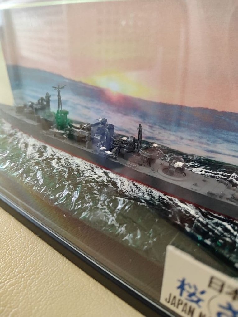 船舶立體模型 - 日本海军驱逐舰樱花1/700比例模型 #4.3