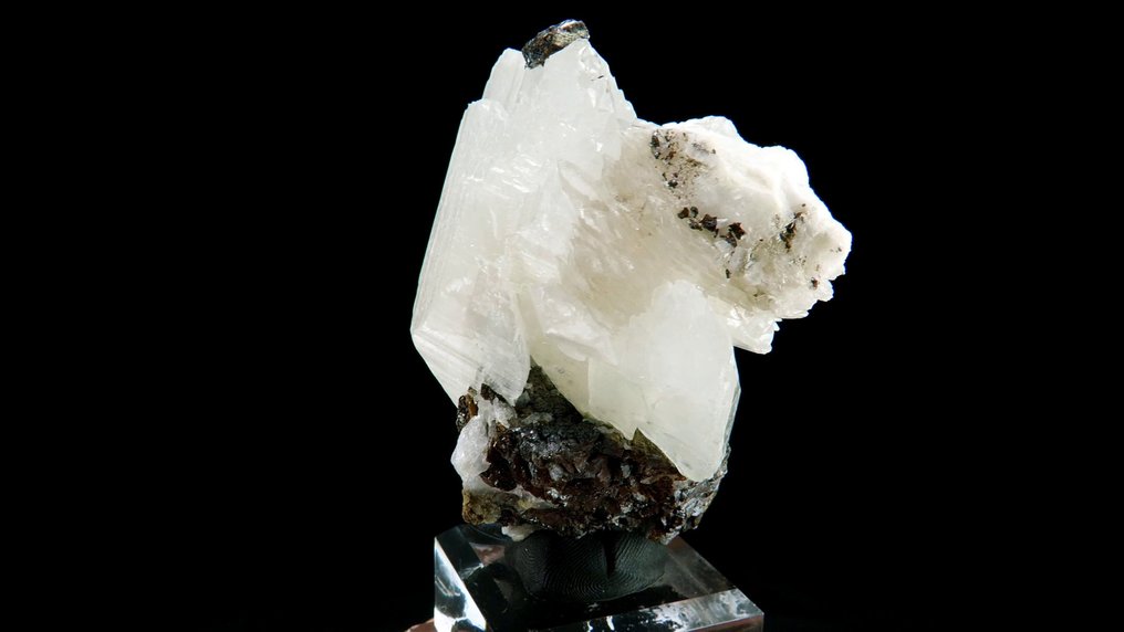 Calcit på Sphalerit - Tyskland - Højde: 7.7 cm - Bredde: 7 cm- 252 g #4.3