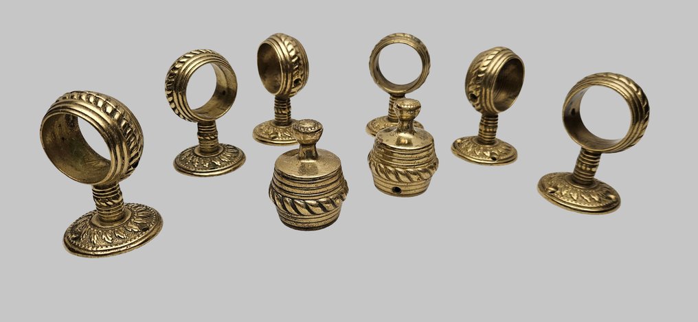 楼梯扶手支架  (8) - 鑄造黃銅 - 船绳楼梯扶手 #1.0