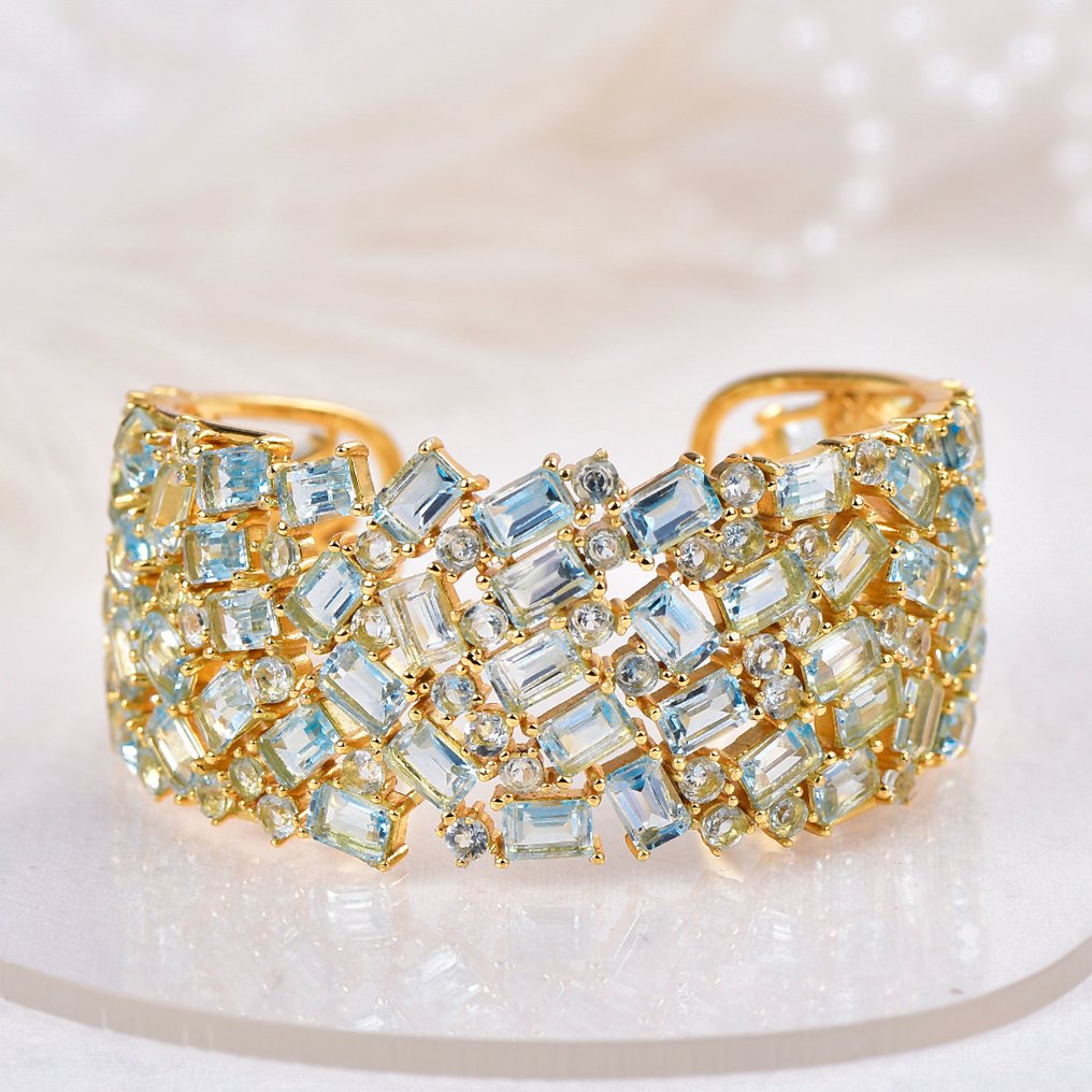 χωρίς τιμή ασφαλείας - Βραχιόλι Ασημί - Topaz - Πιστοποιημένο #3.2