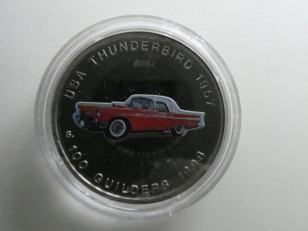 Suriname. 100 Gulden 1996 Schaarse Thunderbirds, 2 stuks (Nincs minimálár) #2.1