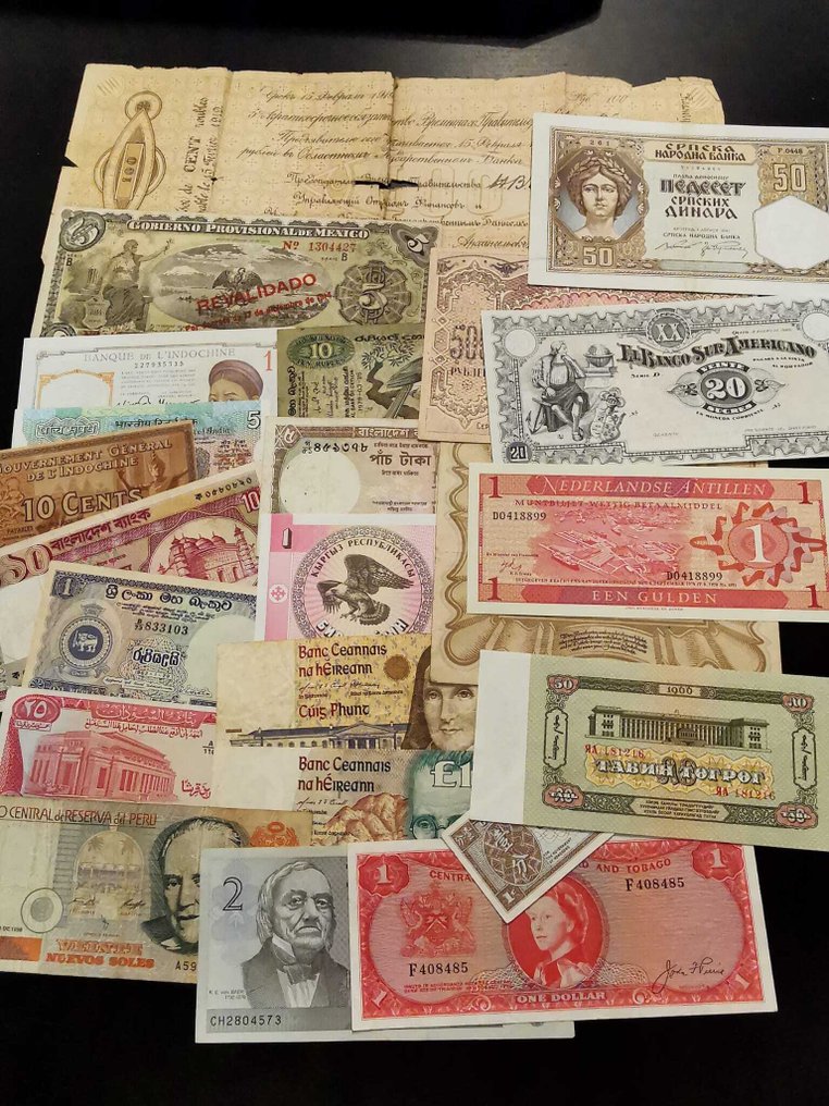 World. - 24 banknotes - various dates  (No Reserve Price) #1.0