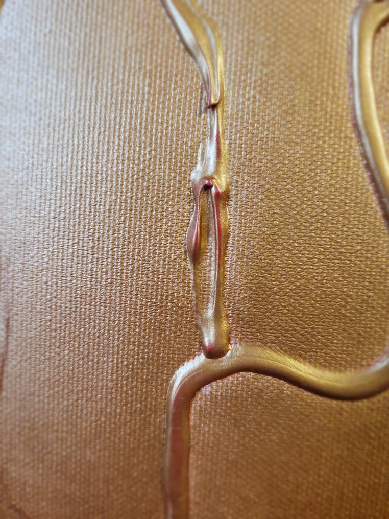 Lyora Art - GOLDEN JOURNEY (XL) Acrylic painting - Hand signed - 2025 #4.3