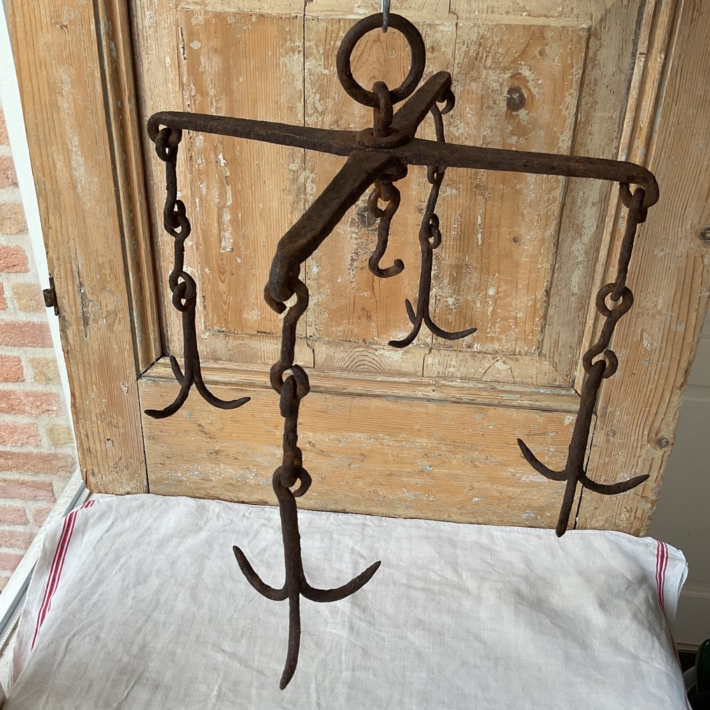 装饰饰品 - 古董锻铁装饰品——可用作野性皇冠、厨房皇冠 - 法国 #1.0