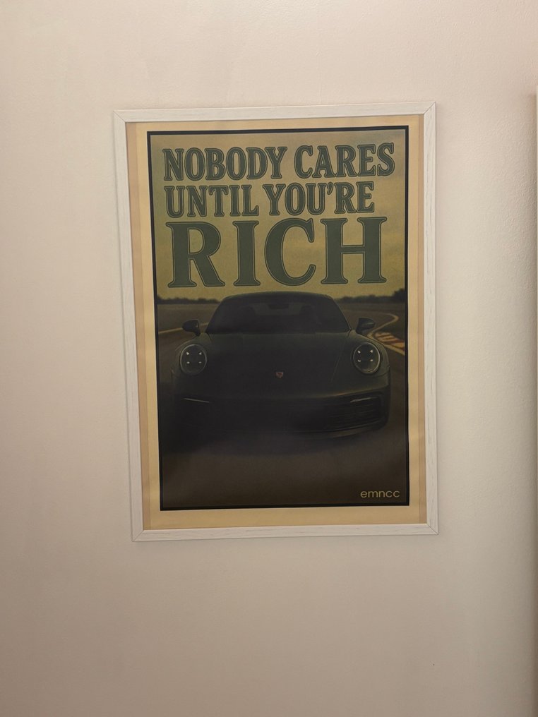 emncc production - Frame poster Easy money never comes clean - Cotton-polyester - Unknown #2.1