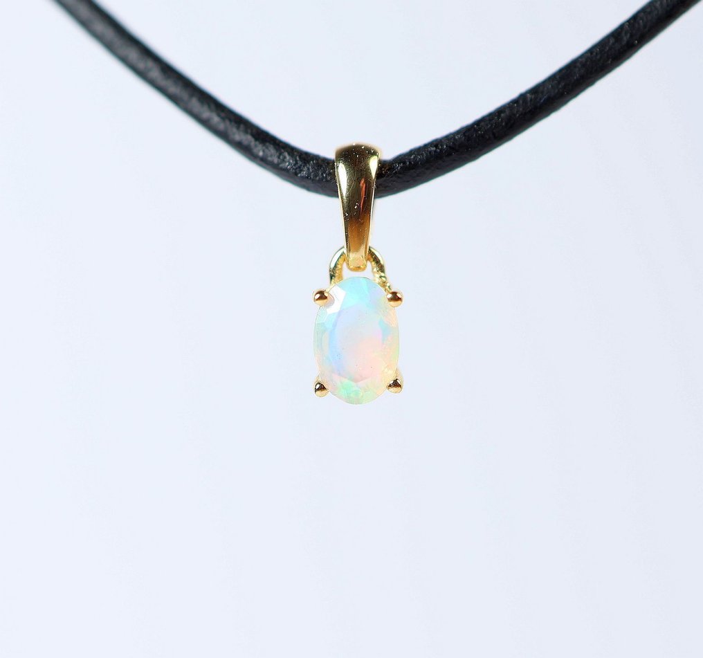 埃塞俄比亚欧泊 / 韦洛欧泊 吊坠 / 新- 0.4 g - (1) #1.0