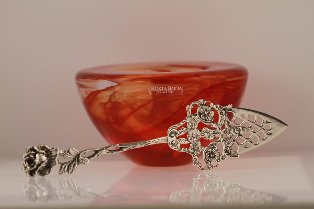 GEWE - Tavă tort - .830 argint - 1960-1970 #1.0