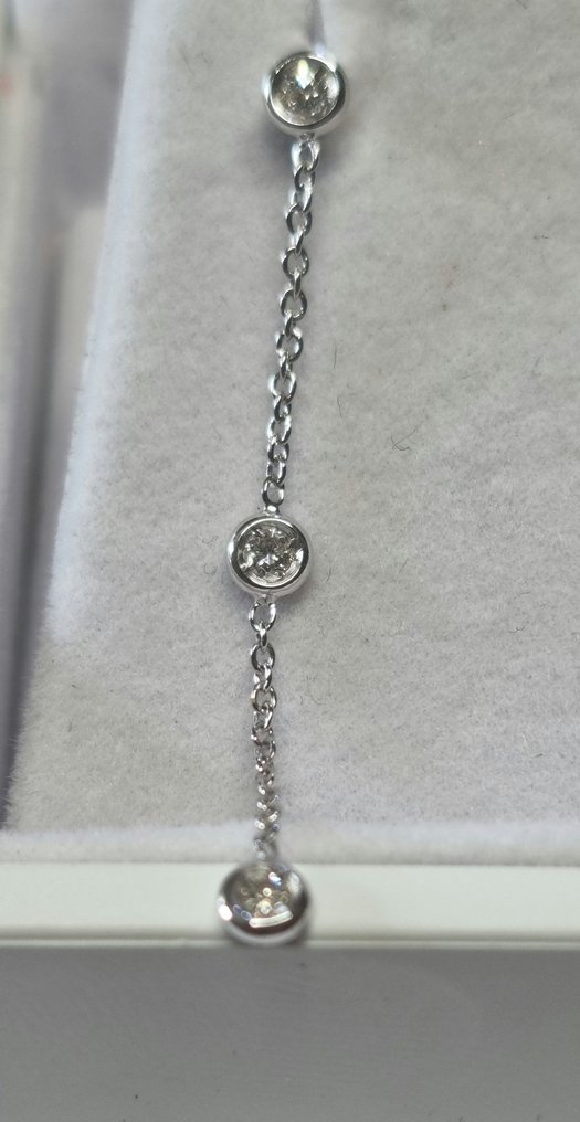 Σκουλαρίκια - 18 καράτια Λευκός χρυσός - 0.48ct. tw. Διαμάντι (Φυσικό) - Διαμάντι #2.1