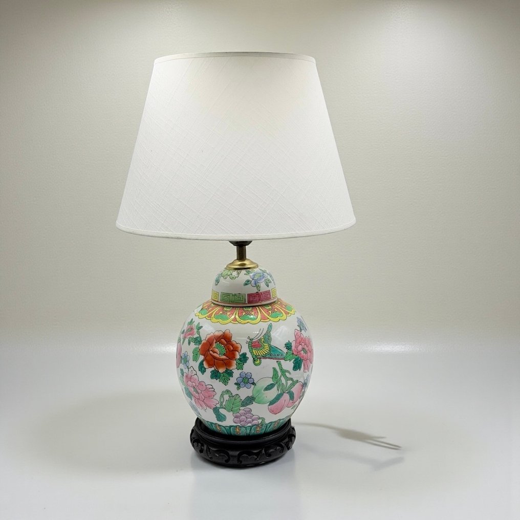 台灯 - 陶瓷, 木 - 花瓶 #1.0