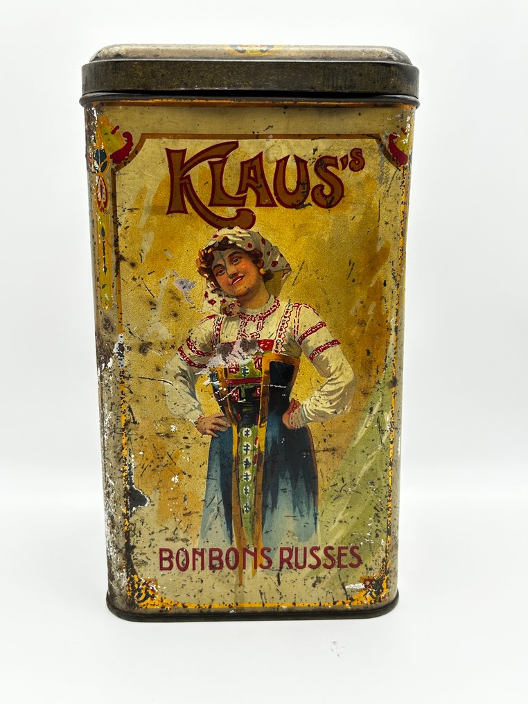 Klaus’s; Blooker’s; Droste - 锡盒 (3) - 锡 - 古董锡罐 #1.0
