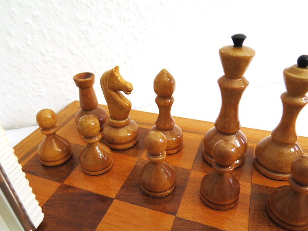 Chess set - Russland UdSSR 45x45cm + Schachuhr #4.3
