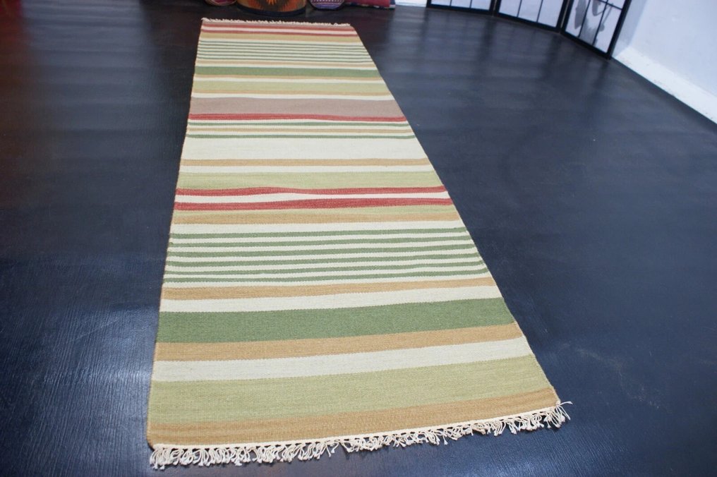 Håndvevd Kelim-teppe løper i ull, nytt - Kelim - 240 cm - 75 cm #4.3