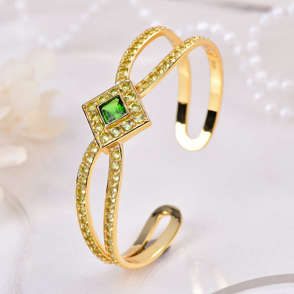 Senza Prezzo di Riserva - Bracciale Argento - Gemstone miste - Certificato #1.0