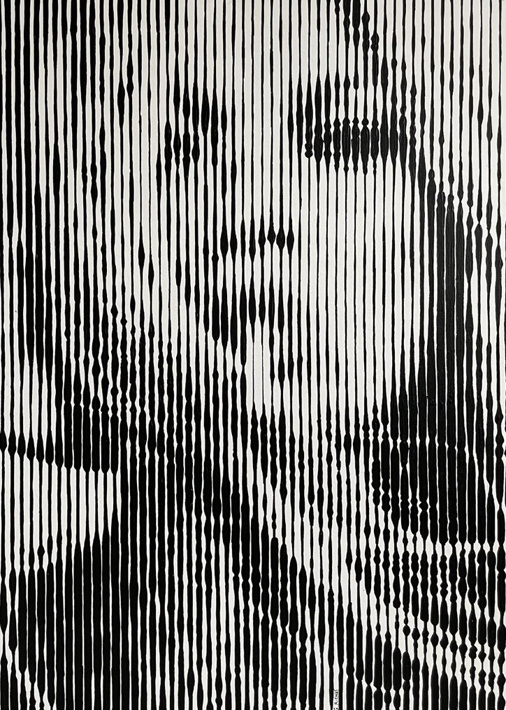 Gerke Rienks - Kate Moss, Handpainted #1.0