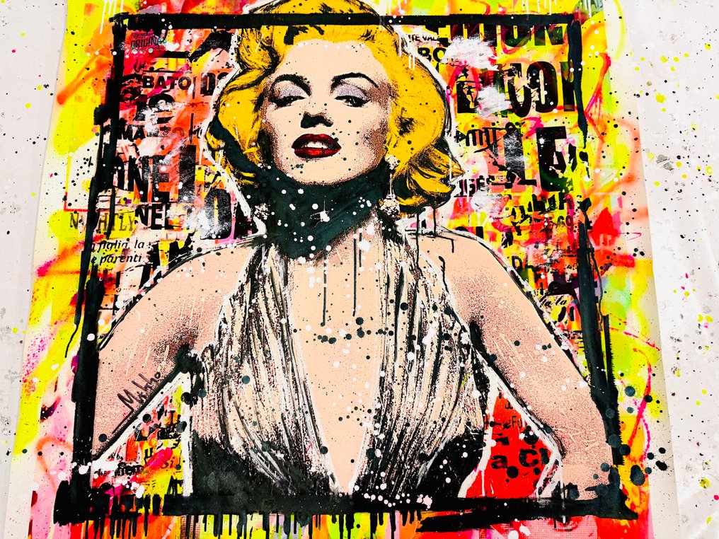 Mikko - Marilyn Monroe Sparkles On Frame - XL (No reserve price!) #3.2