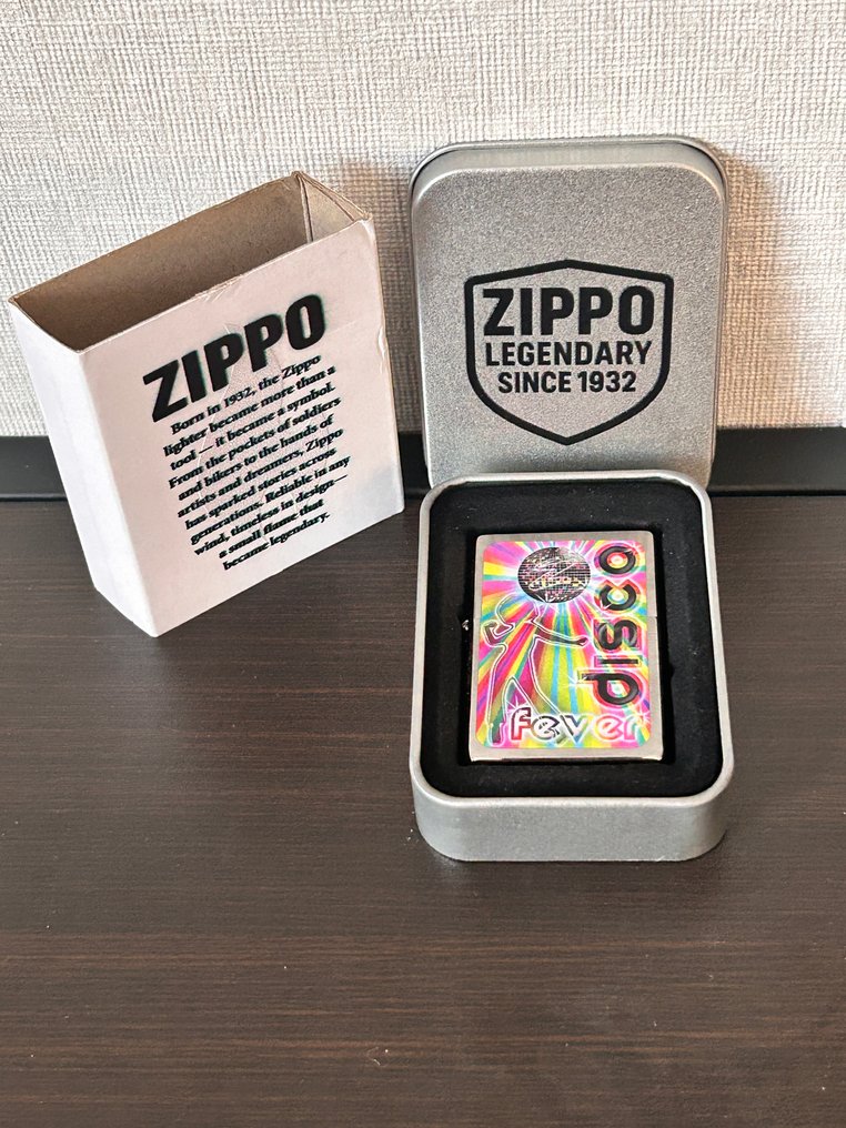 Zippo - A19-Disco fever Zippo - Sem preço de reserva - Isqueiro - Aço #3.2