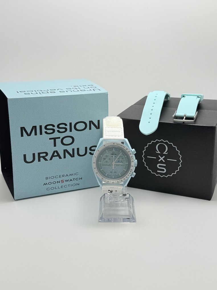 Omega x Swatch - MoonSwatch - Mission to Uranus - No Reserve Price - S033L100 - Unisex - 2023 #4.3
