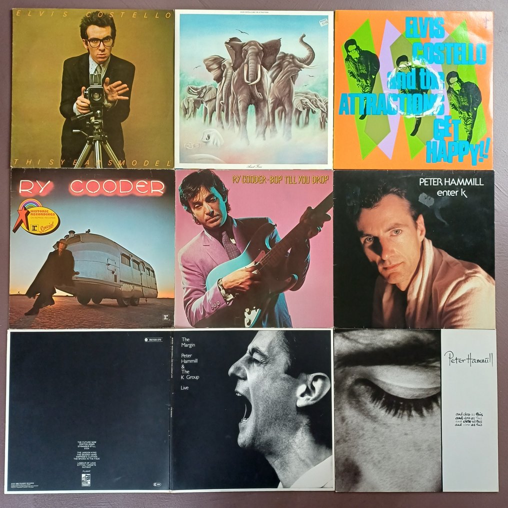 Elvis Costello, Ry Cooder, Peter Hammill - 8 Original Classics - LP - 1971 #1.0
