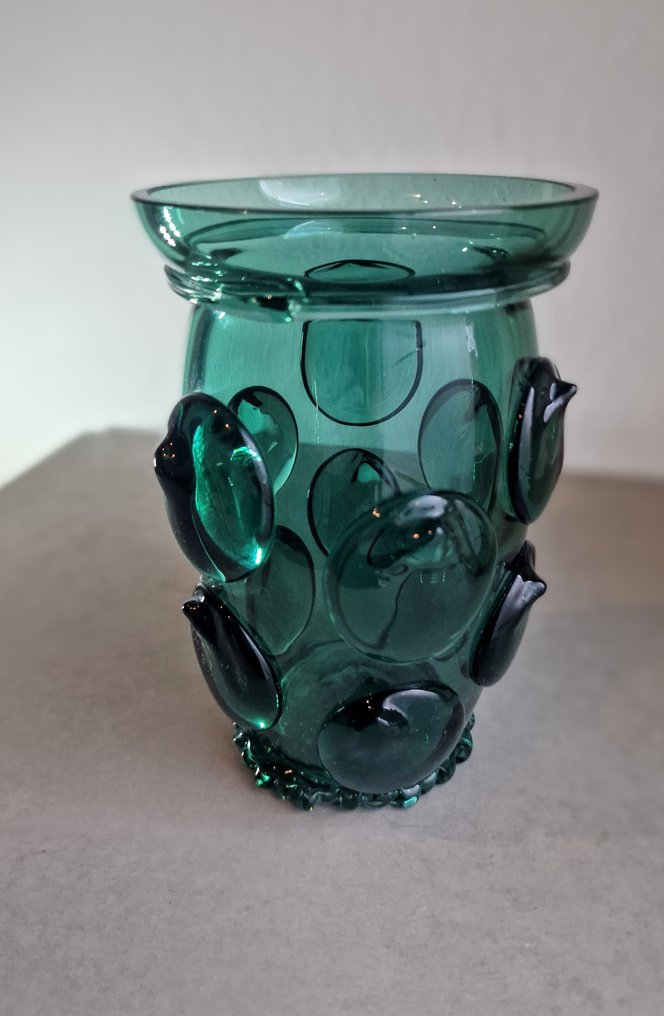 CCAA Glasgalerie Köln - 花瓶 - 彩色玻璃 - Krautstrunk #1.0