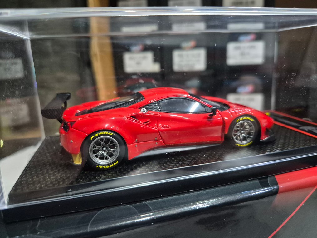 BBR 1:43 - Σπορ αυτοκίνητο μοντελισμού - Ferrari 488 GT3 Rosso Scuderia press Ltd. 24pz - BBRC180RS #1.0