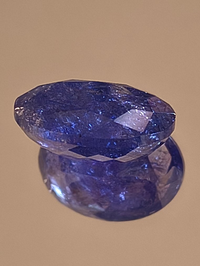 1 pcs Ibolya, Kék Tanzanit - 10.64 ct - Nemzetközi Gemmológiai Intézet (IGI) #3.2