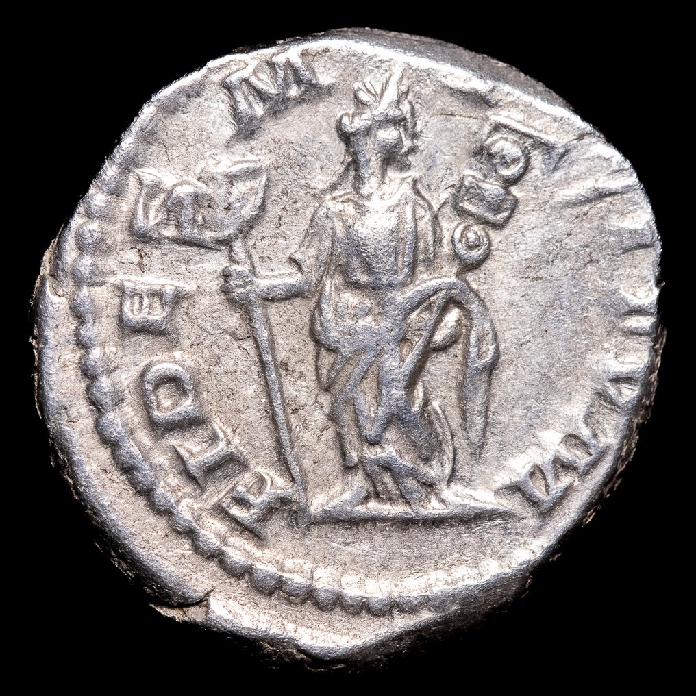 Római Birodalom. Elagabalus (AD 218-222). Denarius Roma - FIDES MILITVM (Nincs minimálár) #1.0