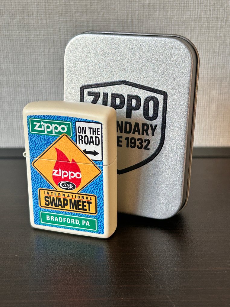 Zippo - A18-Swap meet creme mat zippo - Sem preço de reserva - Isqueiro - Aço #1.0