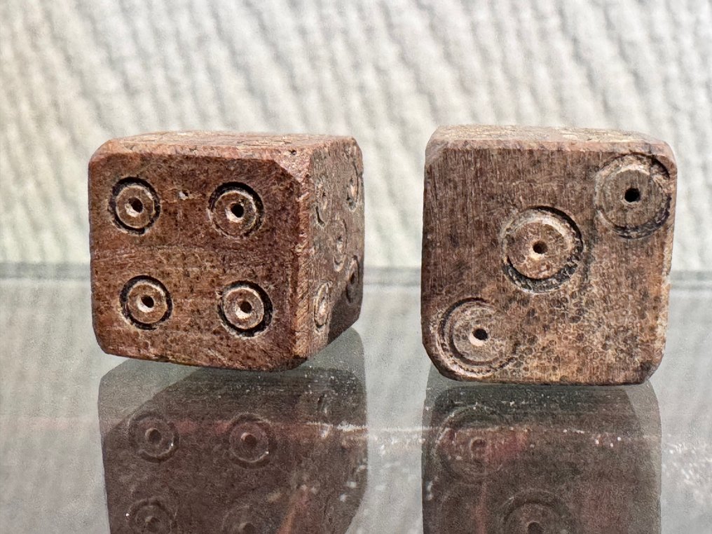 Ókori Római, Birodalom Csont Dobókocka - 11 mm (Nincs minimálár) #1.0