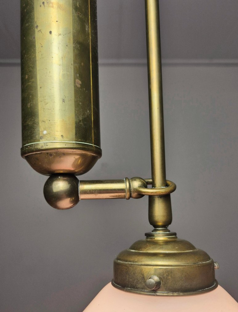 Φωτιστικό - Γαλλική τροχαλία / κρεμαστό φωτιστικό πολυέλαιος (50 - 200 εκ.) - Χαλκός #2.1