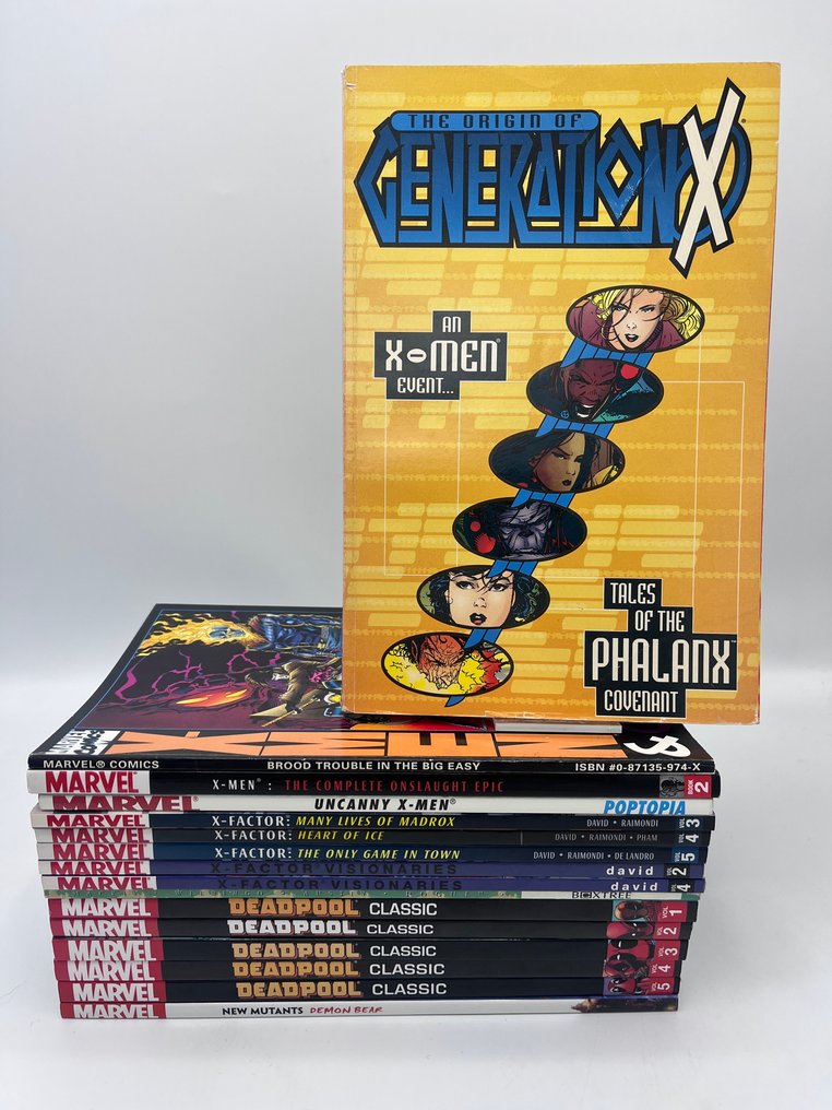 Deadpool, X-Factor, X-Men, New Mutants, Generation X - 16 Kereskedelmi keménykötésű könyvcsomag - Első kiadás/reprint - 2007 #1.0