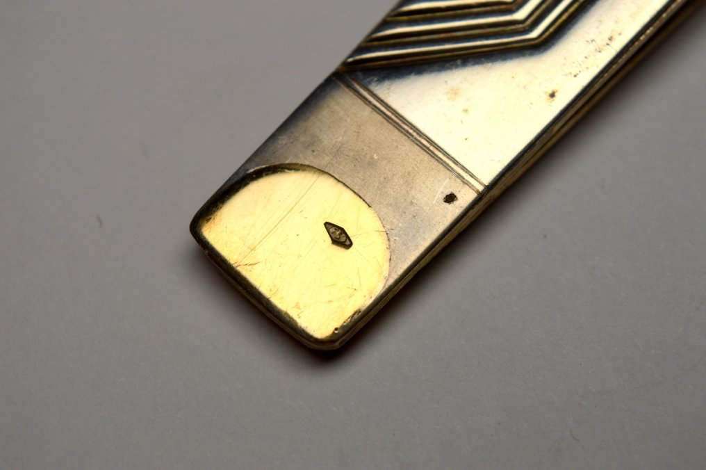 750 Yellow Gold, 925 Silver - Italy - Συνδετήρας χρημάτων #4.3