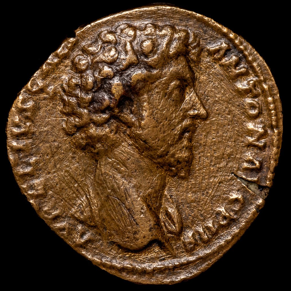 Ρωμαϊκή Αυτοκρατορία. Marco Aurelio (César, 139-161 a.C.). Sestertius Roma - Spes (χωρίς τιμή ασφαλείας) #1.0