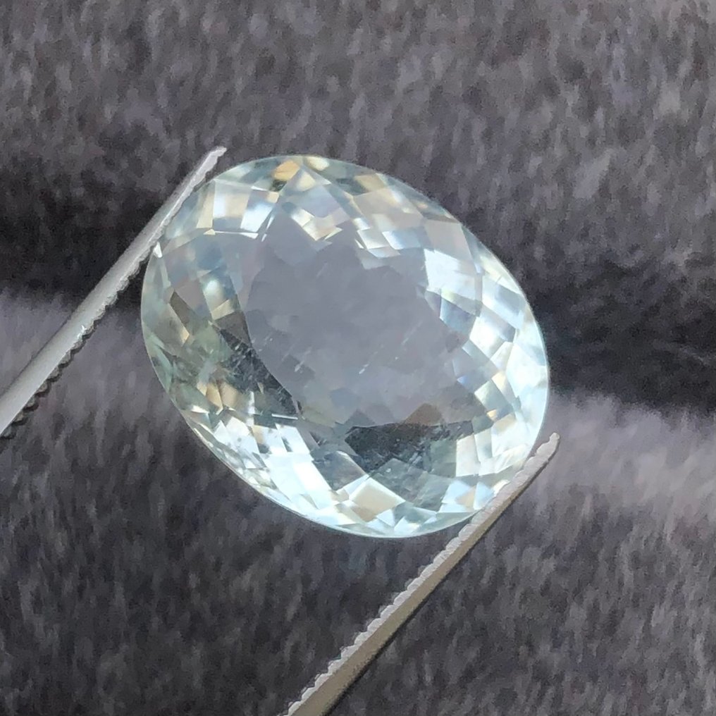 Fără preț de rezervă - 1 pcs Albastru Aquamarine - 6.59 ct - IGI (Institutul gemologic internațional) #1.0