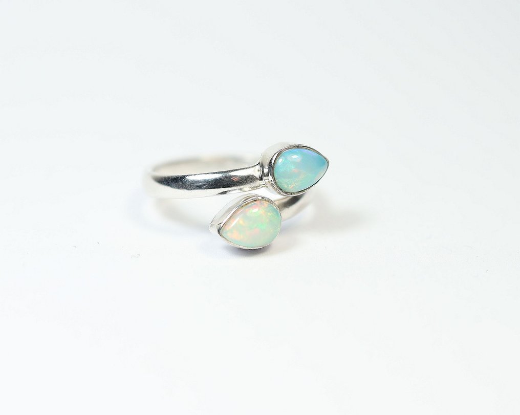 埃塞俄比亚欧泊 / 韦洛欧泊 戒指 / 新- 2.8 g - (1) #1.0