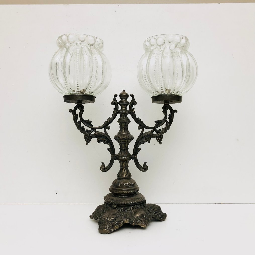 Candleholder - Spelter - candelabrum #1.0
