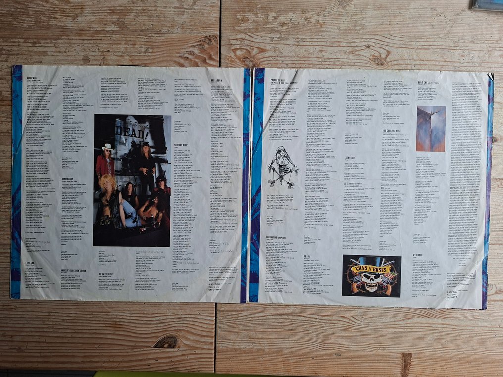 Guns N’ Roses - Use Your Illusion II (1991 first German pressing) 2 LP + original inserts - LP Album (stand-alone item) - 1991 #4.3