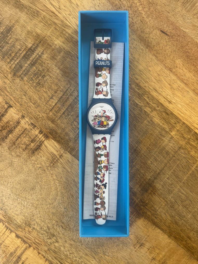 Peanuts / Snoopy, Swatch - "FIRST BASE" - SO29Z107 - 1 Watch - 2021 #1.0